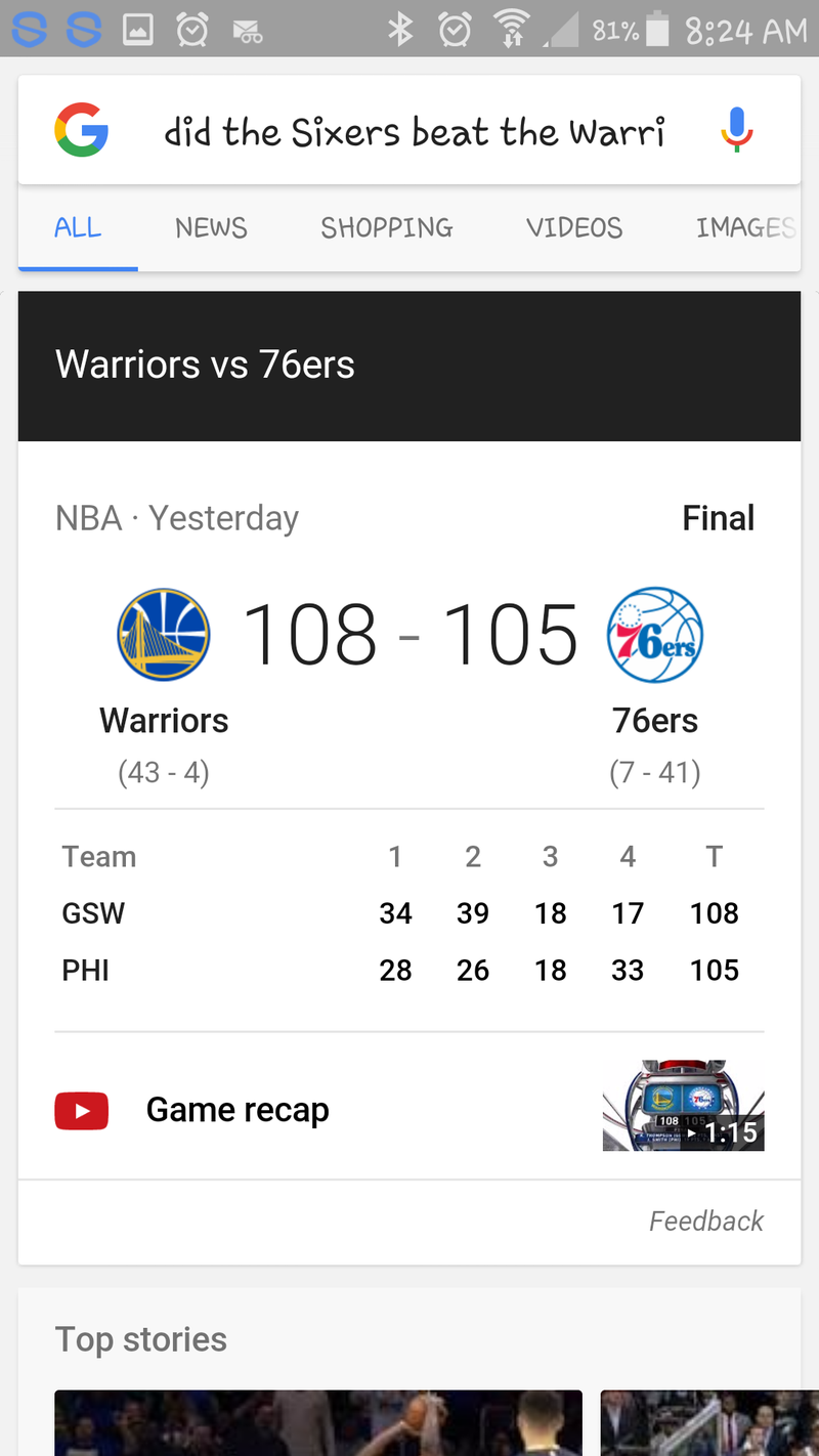 Illustration for article titled Dead Letters: Sixers Beat Warriors Edition